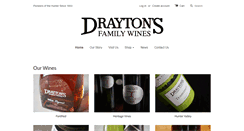 Desktop Screenshot of draytonswines.com.au