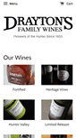 Mobile Screenshot of draytonswines.com.au